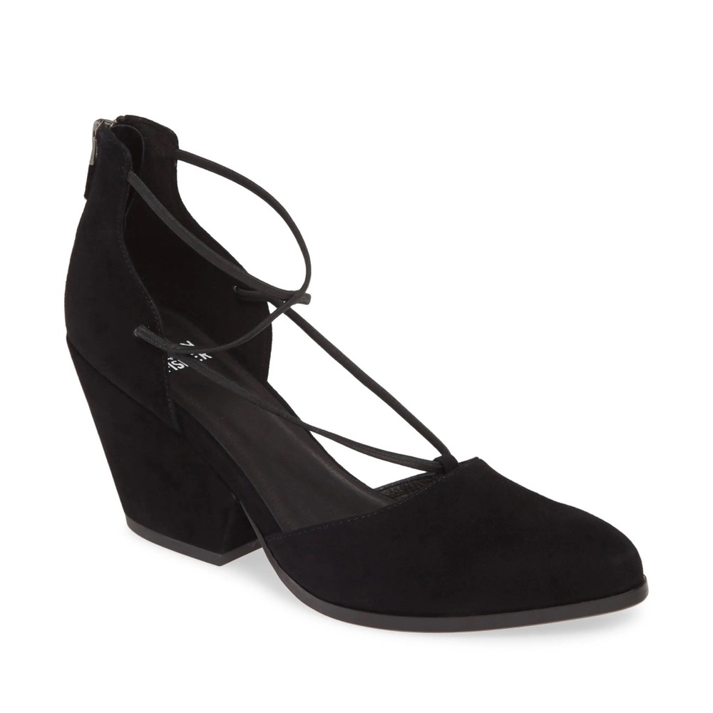 Eileen Fisher Rope Pumps black suede